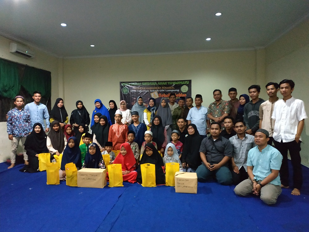 Fakultas Teknik Mengadakan Bakti Sosial di Panti Asuhan Yatim Piatu